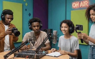 Unlock Your Voice: Learn to Podcast Like a Pro This Autumn at Priory Court Community Centre.